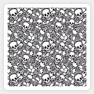 Abstract skull pattern Sticker